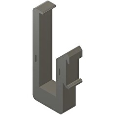 TP-LINK držák na DIN lištu pro rozmer 98x25mm šedá antracit OC200/SF1005xx/SG105xx/SG1005xx