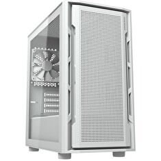 COUGAR PC skříň UNIFACE White Mini Tower Mesh Front Panel 1x 120mm Fan TG Left Panel