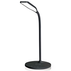 Nedis LTLGQ4M2BK - LED lampička s bezdrátovou nabíječkou | Stmívač | 15 W | S tlumením | černá barva