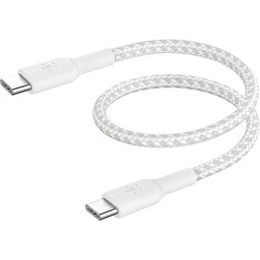 Belkin BOOST CHARGE™ USB-C/USB-C kabel, 15cm, bílý - odolný