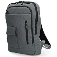 NEDIS batoh na notebook/ 10 - 16 "/ 10 přihrádek/ rozměry 430 mm / 50 mm / 290 mm/ polyester/ šedý