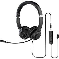Acer Office Headset AHW154/Stereo/Jack/Drát/Černá