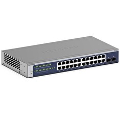 Netgear 24-Port Gigabit Ethernet Smart Switch with 2 SFP Ports - GS724Tv6