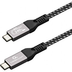 GEMBIRD Premium USB-C typ 4 40 Gb/s 240W 1,5M PD