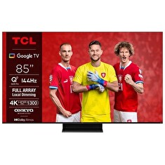 TCL 85C745 SMART TV 85" QLED/4K UHD/Full Array LED/144Hz/4xHDMI/USB/LAN/Google TV