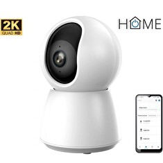 iGET HOME Camera CS4 White - bezdrátová vnitřní 2K kamera, Auto tracking, LAN port, zvuk