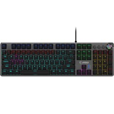 MSI herní klávesnice FORGE GK310 Red/ drátová/ mechanická/ RGB podsvícení/ USB/ CZ+SK layout