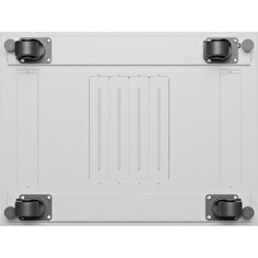 LANBERG Volně stojící skříň 19" 42U/600x800 LCD skleněné dveře šedá