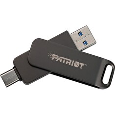PATRIOT RAGE R550 32GB / USB Typ-A + USB Typ-C / USB 3.2 Gen 1 / šedá