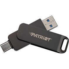 PATRIOT RAGE R550 512GB / USB Typ-A + USB Typ-C / USB 3.2 Gen 1 / šedá