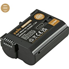 Baterie Jupio EN-EL15C *ULTRA C* 2400 mAh s USB-C vstupem pro nabíjení pro Nikon