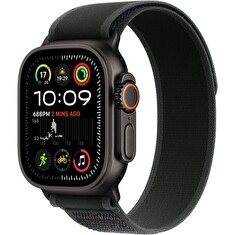 Apple Watch Ultra 2/49mm/Black/Sport Band/Black Trail/-M/L