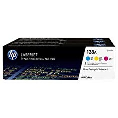 HP (128A) CMY 3-pack LJ Toner Cart, 3 x 1 300 str, CF371AM originál