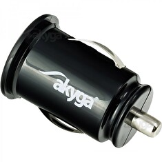Akyga Autonabíječka 2xUSB 5V/2.1A a 5V/1A černá