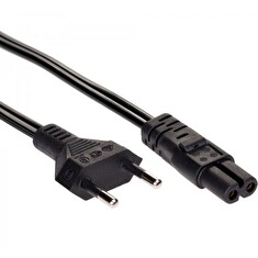 Akyga Napájecí kabel IEC C7 2pin 1.5m EU plug