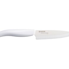KYOCERA keramický nůž na ovoce a zeleninu s bílou čepelí 11 cm, bílá rukojeť