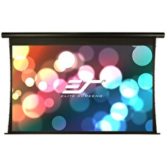 ELITE SCREENS plátno elektrické motorové 100" (254cm)/ 16:9/124,5×221,5cm/ hliníkový case černý/24" drop/ Fiber Glass