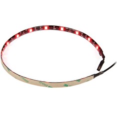 AKASA LED pásek / Vegas M / 15x LED / 10x magnet / 12V / 50cm / 4-pin / červený