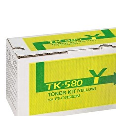Kyocera toner TK-580Y/ FS-C5150DN/ 2 800 stran/ Žlutý