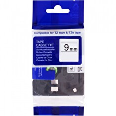 PRINTLINE kompatibilní páska s Brother TZE-S721, 9mm, černý tisk/zelený podklad, extra adhezivní