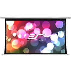 ELITE SCREENS plátno elektrické motorové 100" (254cm)/ 16:9/124,5×221,5cm/ hliníkový case bílý/24" drop/ Fiber Glass