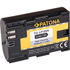 PATONA baterie pro foto Canon LP-E6/LP-E6N 1600mAh Li-Ion