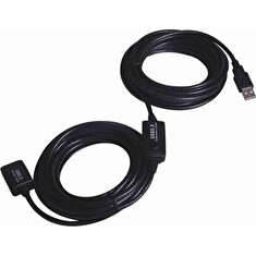 PREMIUMCORD PremiumCord USB 2.0 repeater a prodlužovací kabel A/M-A/F 20m