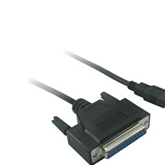 PremiumCord Konvertor USB 2.0 na paralelní port DB25F