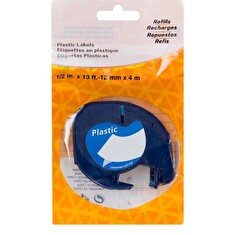PRINTLINE kompatibilní páska s DYMO 59423, 12mm, 4m, černý tisk/žlutý podklad, LetraTag, plastová