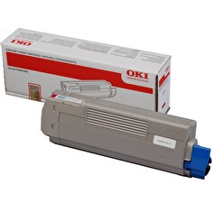 OKI originál tonerová kazeta 44315306/ C610/ 6000 stran/ purpurový
