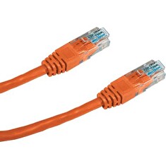 DATACOM Patch kabel UTP CAT5E 3m oranžový