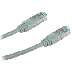 DATACOM Patch kabel UTP CAT5E 10m šedý