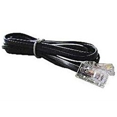 GEMBIRD Kabel telefonní 4C, klubko 100m, černý