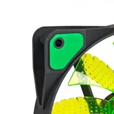 Akyga Ventilátor 12cm LED zelený