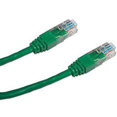 DATACOM Patch kabel UTP CAT6 0,25m zelený