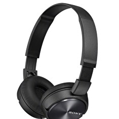 SONY sluchátka náhlavní MDRZX310B/ drátová/ 3,5mm jack/ citlivost 98 dB/mW/ černá