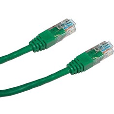 DATACOM Patch kabel UTP CAT5E 3m zelený