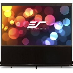 ELITE SCREENS plátno teleskopické od podlahy vzhůru 84" (213,4cm)/ 16:9/ 104,6×185,9cm/ gain 1.1/ case černý