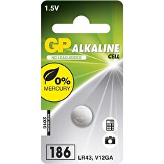 GP alkalická baterie 1,5V LR43 1ks
