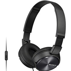 SONY headset náhlavní MDRZX310APB/ sluchátka drátová + mikrofon/ 3,5mm jack/ citlivost 98 dB/mW/ černá