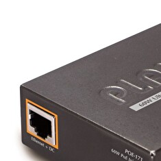 PLANET POE-171 Injektor 1x 802.3ath Gigabit Ultra PoE, 60w, externí napájení