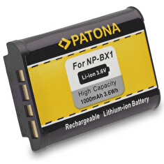 Fotobaterie Patona pro Sony NP-BX1 1000mAh Li-Ion