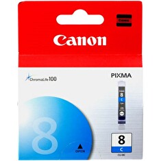 Canon inkoustová náplň CLI-8C/ azurová