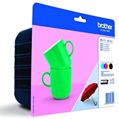 BROTHER inkoustová náplň LC-227XLVALBP/ multipack/ Černa + tři barvy/ 4x 1200 stran