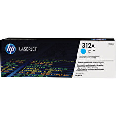 HP tisková kazeta CF381A azurová, originál