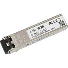 MikroTik optický modul SFP, MM, 1.25Gbit, 850nm, LC duplex; dosah 550m