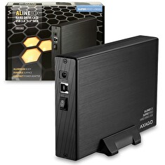 AXAGO - EE35-XA3 USB3.0 - SATA 3.5", externí ALINE box, USB 3.0, LED dioda