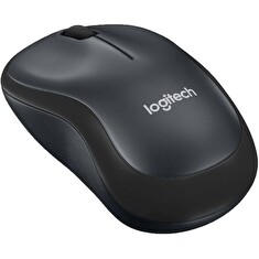 Logitech myš M220 Silent, optická, bezdrátová, 3 tlačítka, 1000dpi - černá