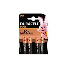 'Duracell MN1500B4 Duracell Plus AA 4 Pack