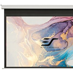 ELITE SCREENS plátno elektrické motorové stropní 100" (254cm)/ 16:9/ 124,5×221,4cm/ gain 1.1/ 12" drop